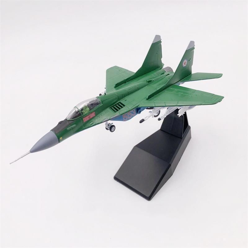 AMER 1/100 North Korea Air Force MIG-29A MIG 29 Points Military Combat Aircraft สําเร็จรูปชุดตกแต่ง