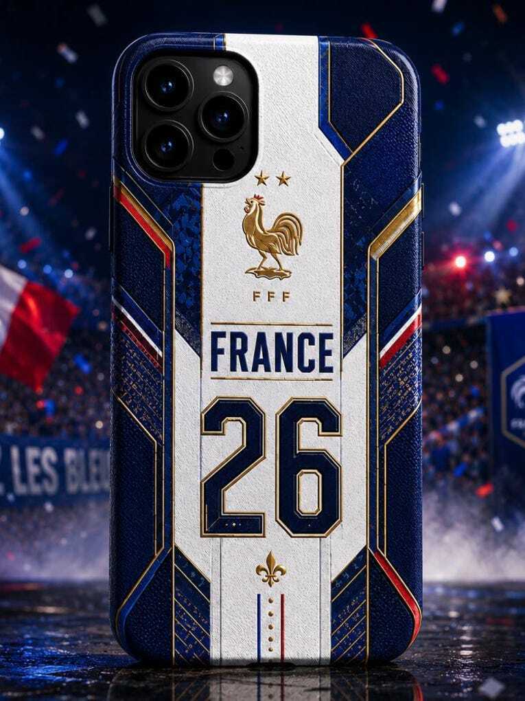 (สต็อกในไทย) เคสโทรศัพท์ลายเสื้อฟุตบอลฝรั่งเศส ดีไซน์สั่งทำพิเศษ ป้องกันรอยขีดข่วน| สำหรับรุ่นไอโฟน ของขวัญสำหรับแฟนกีฬ