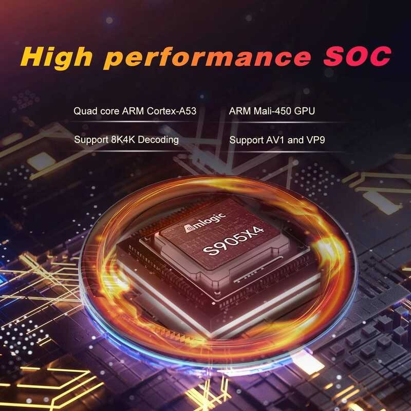 ▥ T95 X4กล่องทีวี8k แอนดรอยด์11 Amlogic S905x4 4Gb 64Gb Av1กล่องสมาร์ททีวี5g Dual Wifi BT HDR 1