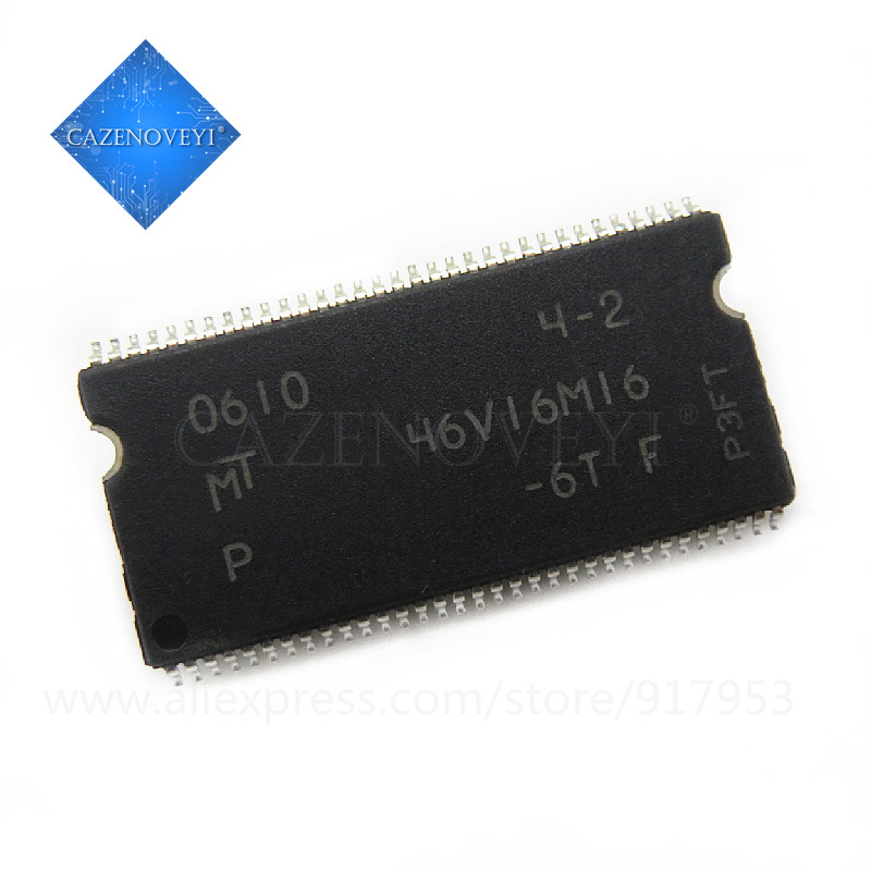 10 ชิ้น MT46V16M16P-6TI MT46V16M16P-5BK MT46V16M16 46V16M16 TSOP-66