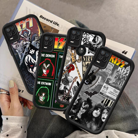 แฟชั่น Rock Band HpปลอกชุบใสสําหรับRealme Reno A77s A96 F21S 9i A76 7 A3 A57s 8Z F21 A3X C31 A36 A77