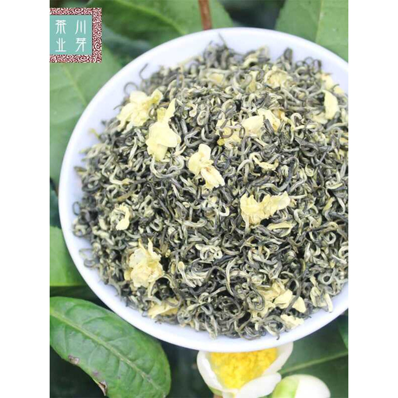 2025 ชาใหม่ชาจัสมิน Piaoxue Sichuan Mengding Premium Bitan Grade Strong Fragrance Fine Sprout Bulk T