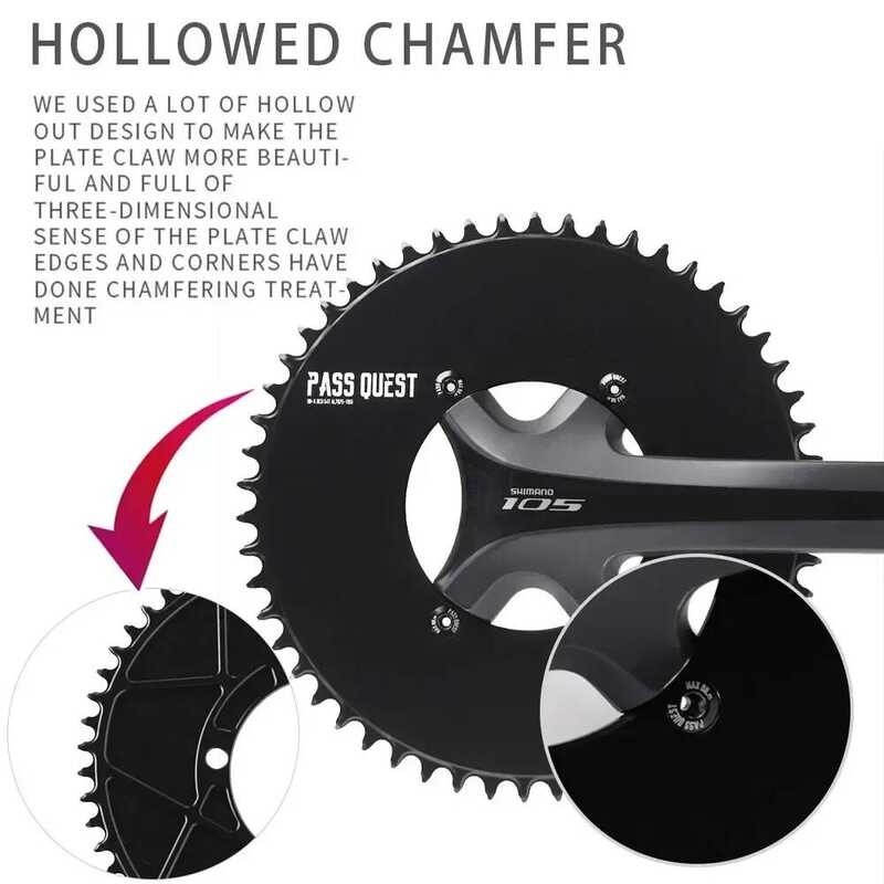 ▥ 110 Bcd Chainring สําหรับ Shimano 105 5800 Tiagra 4700 Ultegra 6800 R2000 R3000 แหวนแผนที่จัก