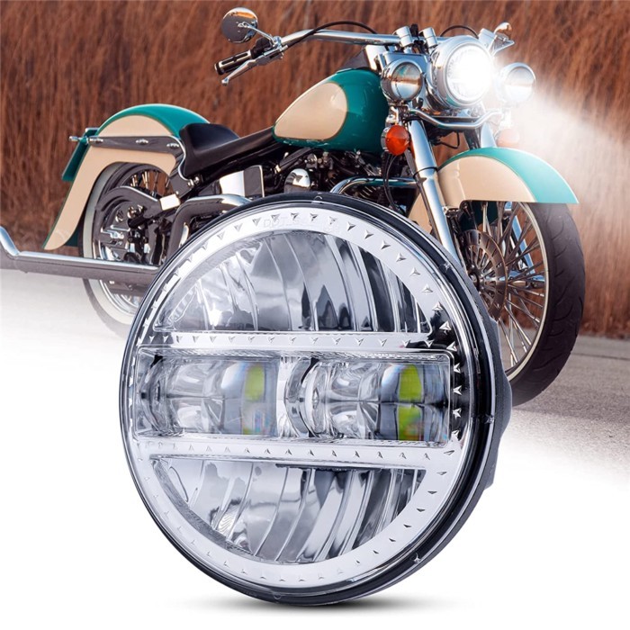 5.75Inch LED Headlights Motorcycle 5.75 Inch Headlight Projector For Harley Davidson Sportster Dyna