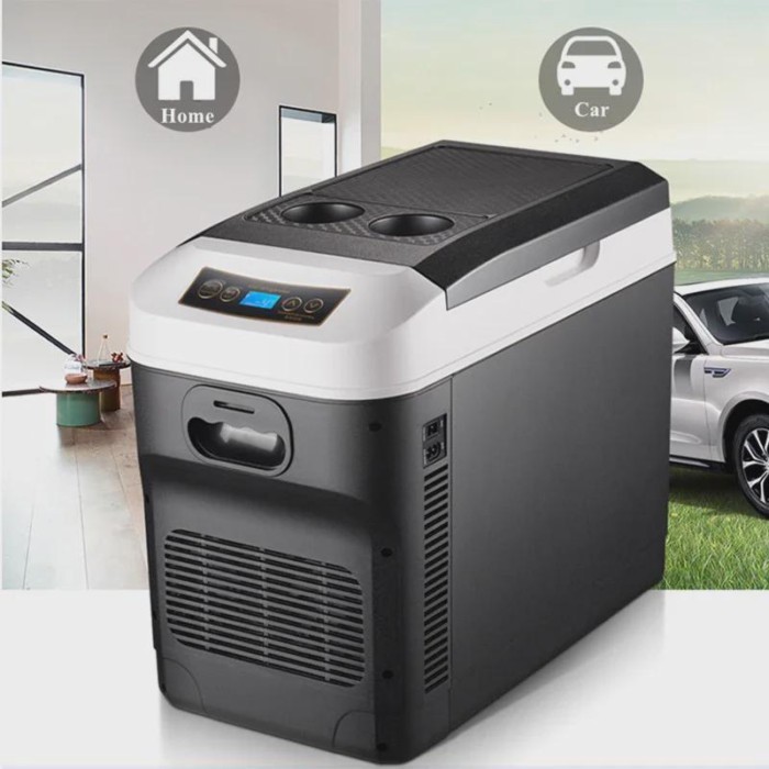 15L Mini Refrigerator 065 Cold & Warm Dual-purpose Protable Camping Fridges DC12/24V AC 100-240V Fo