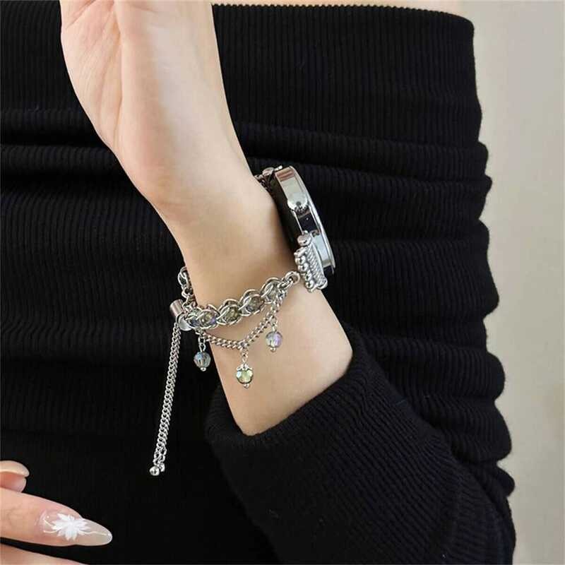 C 20Mm 22Mm Ury Tassels Crystal Jewelry Strap For Galaxy Watch 3 4 6 Classic 5 Pro 40 44 42 46 41 W