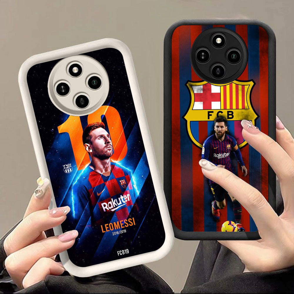 DF-87 Messi ใน Barcelona Club เคสกันกระแทกสําหรับ VIVO V9 V19 V21 V21E Y73 Y83 Y300 T4 IQOO Z10 Pro 