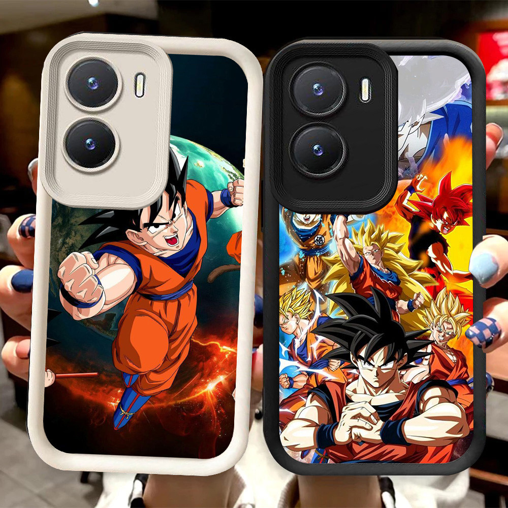R57 Dragon Ball Casing สําหรับ VIVO Y15s Y22 Y35 Y15a Y22s 5G สีดําและสีขาว