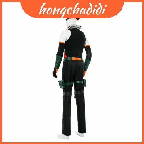Katsuki Bakugou Cosplay Costume พร้อมแถบคาดศีรษะและเข่า guards สำหรับคนชื่นชอบคอสเพลย์