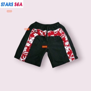 กางเกงดีเซลบิลลอง ผ้าร่มชูชีพ ลายโค้งดอกไม้ ขนาดฉ