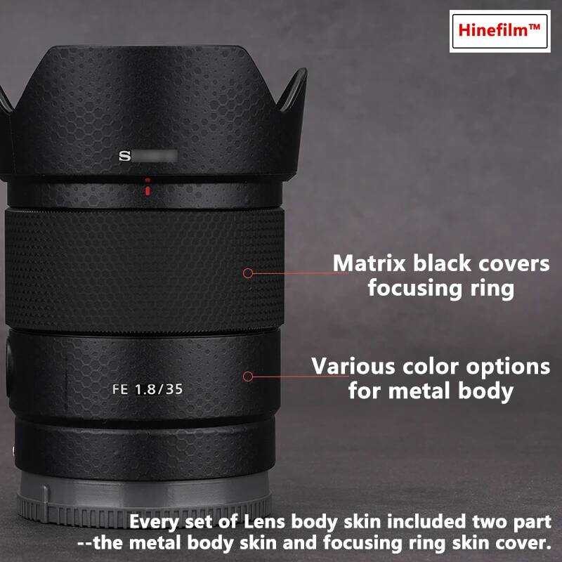 ▥ สติ๊กเกอร์พรีเมี่ยมสำหรับ Sony FE 35มม. F/ 1.8เลนสำหรับผิว Fe35โซนี่ F1.8 / 35 1.8ตัวป้องกันเ
