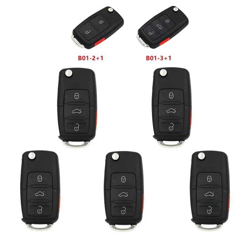 5pcs B01-2 + 1 B01-3 + 1 KEYDIY B Series Universal รีโมทคอนโทรลรถ VW สําหรับ KD-X2 KD900 KD900 + Min