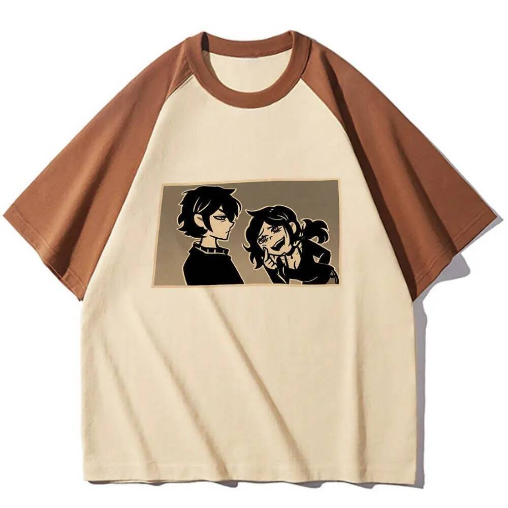 เสื้อยืดสาว Vintage Punk Gothic Y2K พาสเทล จากเรื่อง The Coffin of Andy และ Leyley