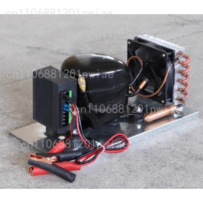 DC Compressor Unit Car Refrigerator  Refrigeration Unit Condensing Unit Compressor DC12V24V