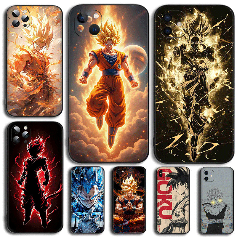 Dragon Ball อะนิเมะ Goku wk.1 สําหรับ iPhone 12 13 14 15 Mini Pro Max Plus ความเข้ากันได้เคสโทรศัพท์