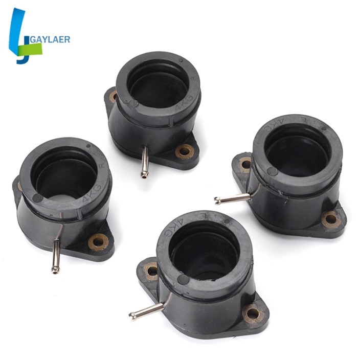 4KG-13596-00 Carburetor Carb Intake Manifold Interface Adapters for Yamaha XJR1300 1998-2001 XJR120