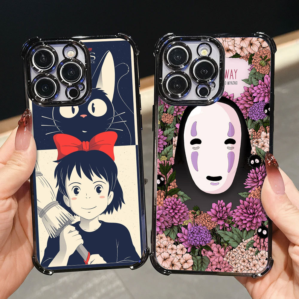 Spirited Away Studio Ghibli อะนิเมะ Anti-Shock สําหรับ Samsung A57 A37 A27 A17 A07 A56 A36 5G A52S ว