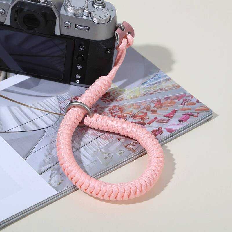 สายรัดข้อมือกล้อง อุปกรณ์เสริมสายคล้องมือ ถัก Fuji XT50XS20XT30 รุ่นที่สอง X100VI Sony Canon Nikon