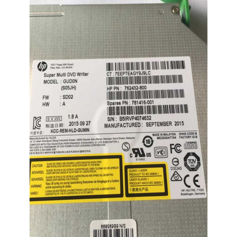 ยี่ห้อใหม่ HP HP Z4 Z6 Z8 G4 Z440 Workstation ในตัว DVD แกะสลักบันทึกไดรฟ์ wanga2