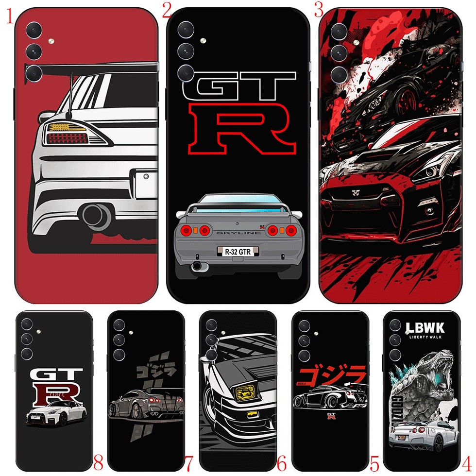 Nissan Skyline GTR R34 สําหรับ Samsung A12 A21S A22 A31 A32 ความเข้ากันได้เคสโทรศัพท์ TPU ฝาครอบป้อง