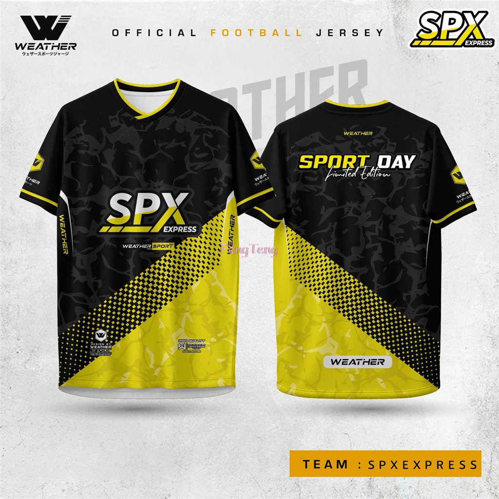 JERSEY PREMIUM SPX EXPRESS / การพิมพ์เต็ม / BAJU DRIVER KURIR PACKAGE / SHOPEE