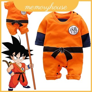 Breathable And Soft Newborn Baby Boys Dragon Ball Z Costume For Romper Comfort