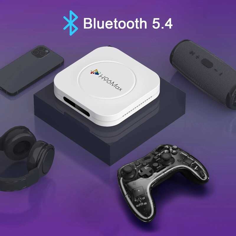 ▥ Android 14 กล่องทีวี H96max M1plus สมาร์ททีวีกล่อง Wifi6 Bt5.4 8K HD Google Voice Assistant M