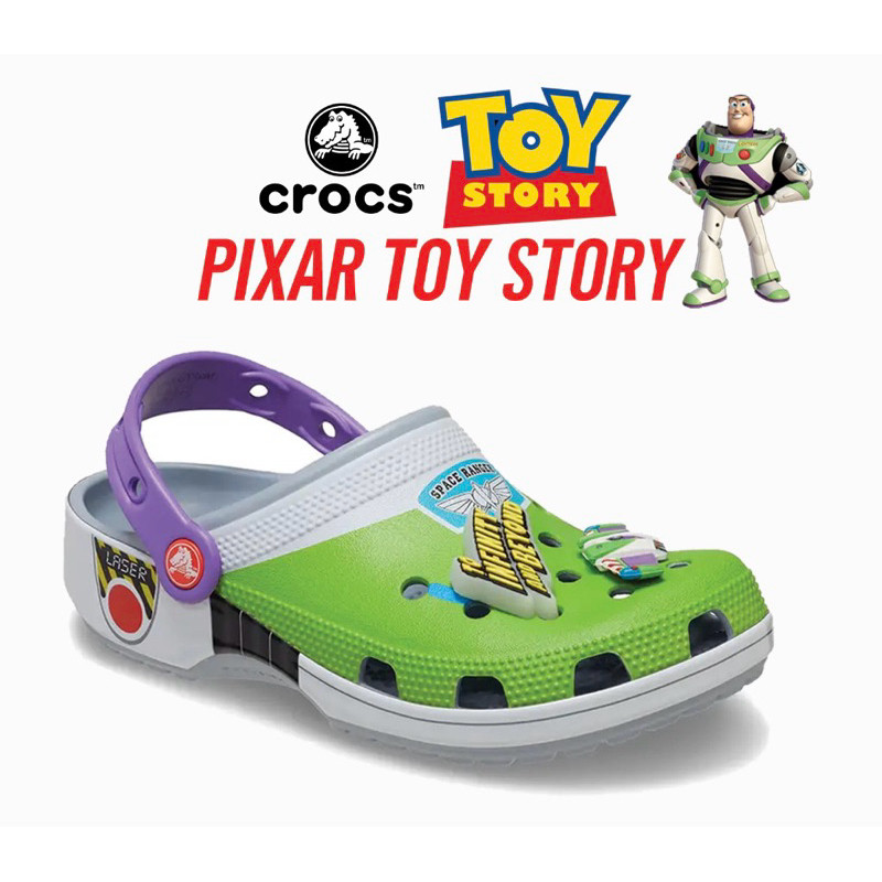 ♞Crocs Buzz Lightyear Classic Clog Size M6/W8 ของแท้จาก Shop YRF