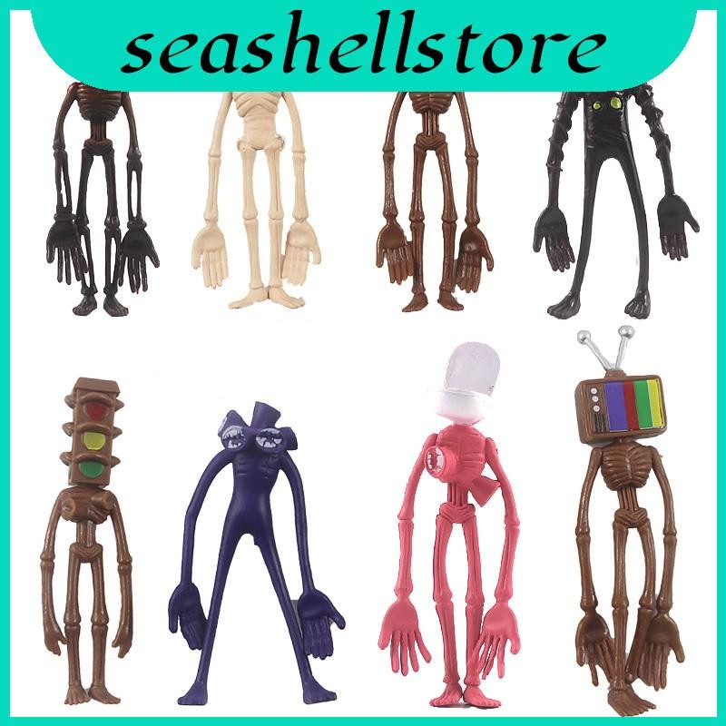 Head Pvc Siren Miniatures ตุ๊กตา 8 ชิ้นสําหรับเด็กผู้ชายคอลเลกชันเด็กผู้หญิงและ