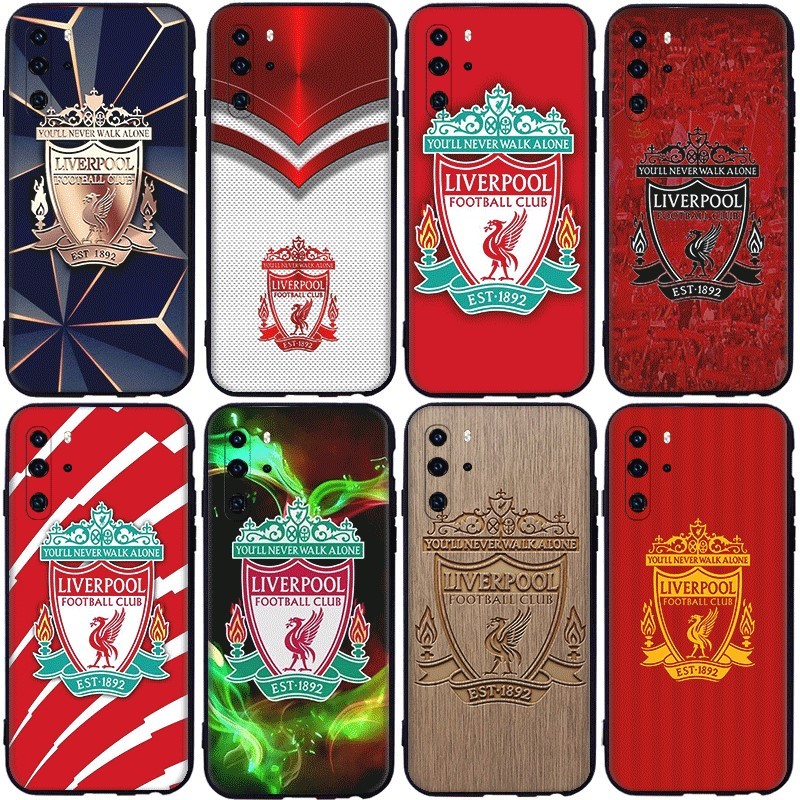 Liverpool Football สําหรับ Huawei Nova 7 10 SE 5T 8i Y61 TPU Spot Black Plastic Soft Case