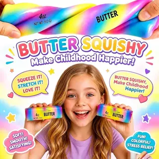 [🇹🇭⚡12Hจัดส่ง]24 ซม.Multicolor Butter Stick Squishy ของเล่น, ช้า Rising , Sensory Fidget ความเครียด-Relieving ของเล่น, ของเล่นบีบสําหรับเด็กผู้ใหญ่, ความวิตกกังวล ADHD ออทิสติกของขวัญ