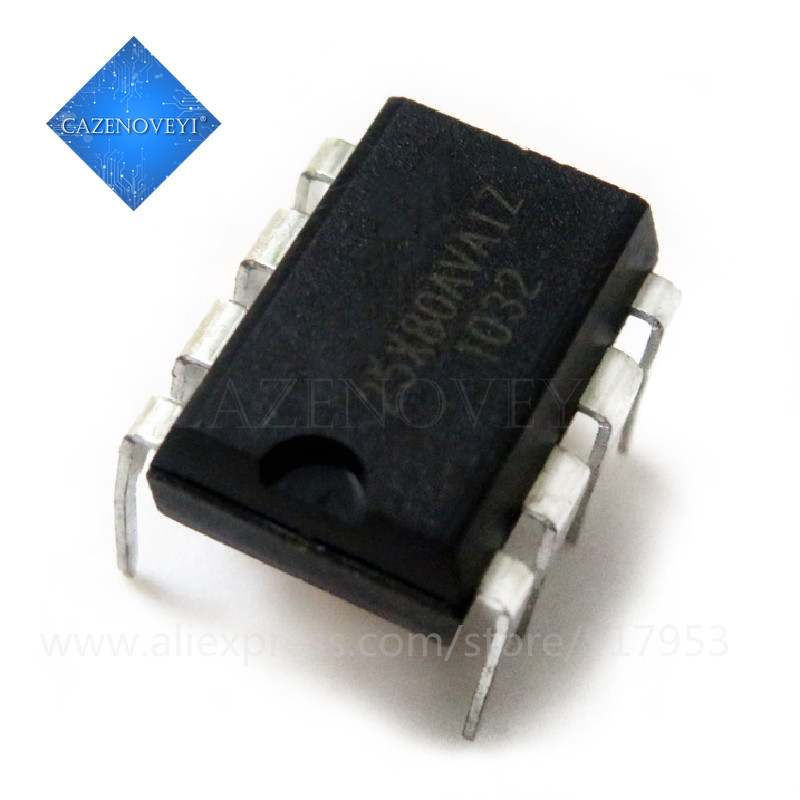 5 ชิ้น W25X80AVAIZ W25X80VAIZ W25X80 25X80 DIP-8 ในสต็อก