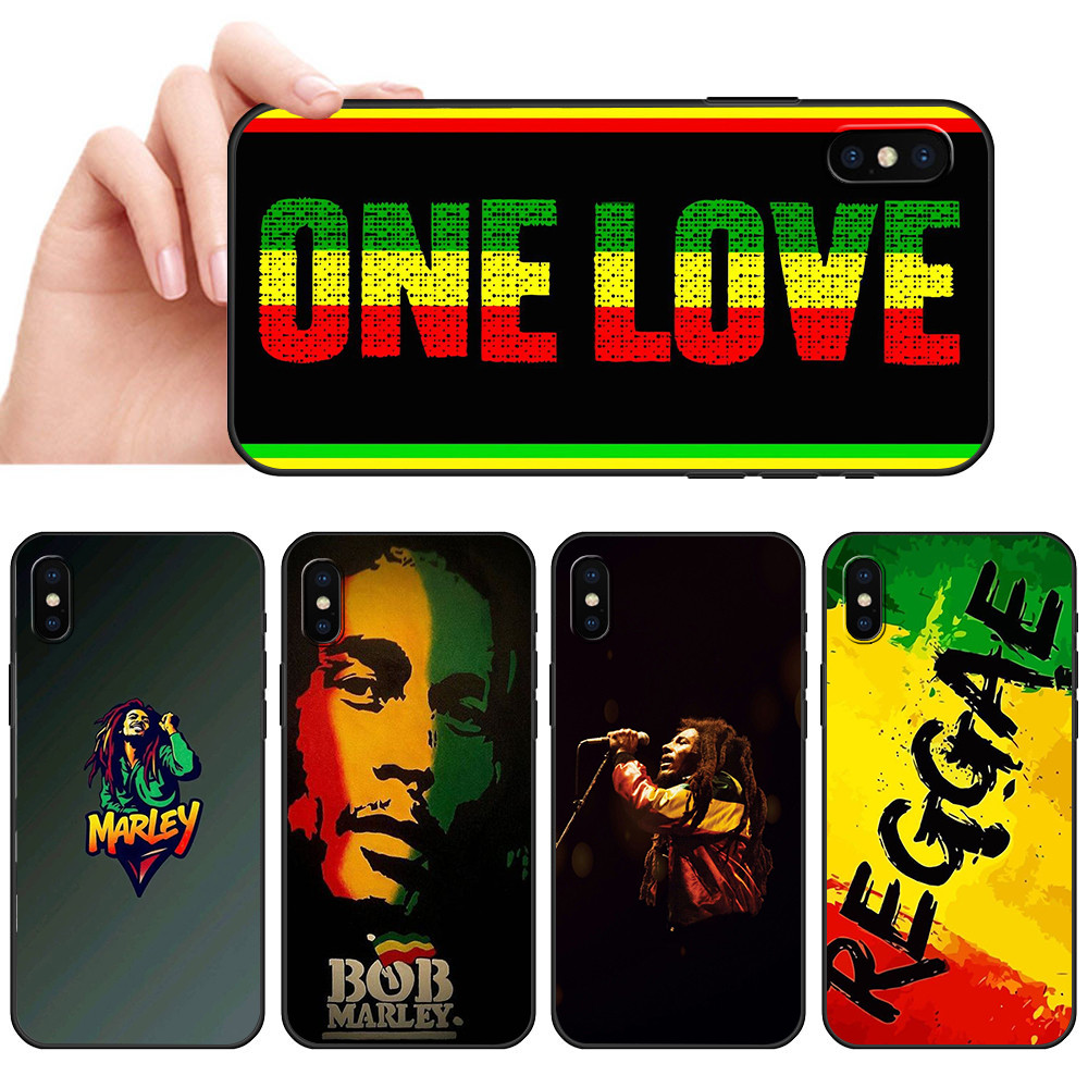 เคสโทรศัพท์สีดําแบบนุ่มแฟชั่นสําหรับ Huawei Y6 PRO 2019 SX42 reggae bob marley caseg