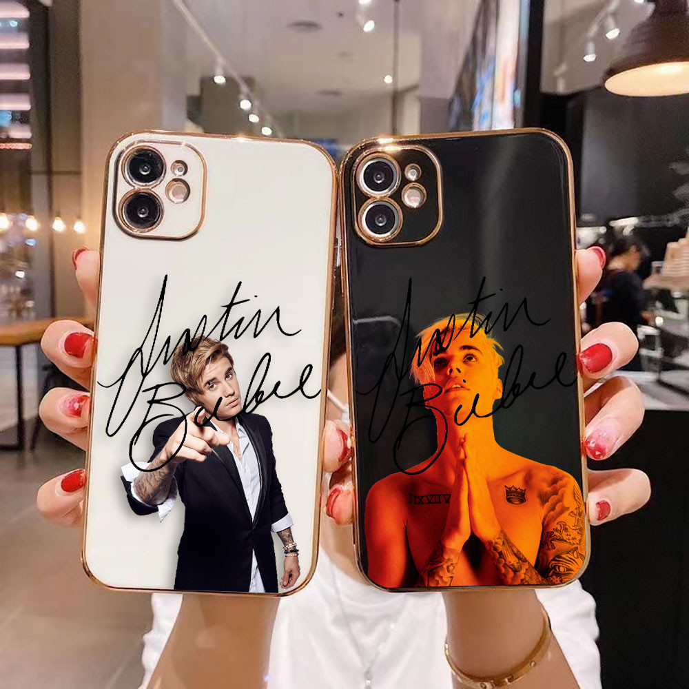 นักร้อง Justin Bieber Smooth E-TPU สําหรับ OPPO RENO 2F 2Z 5 5F 6 7 7Z 8 8Z 8T 10 11 11F 12 12F 13F 