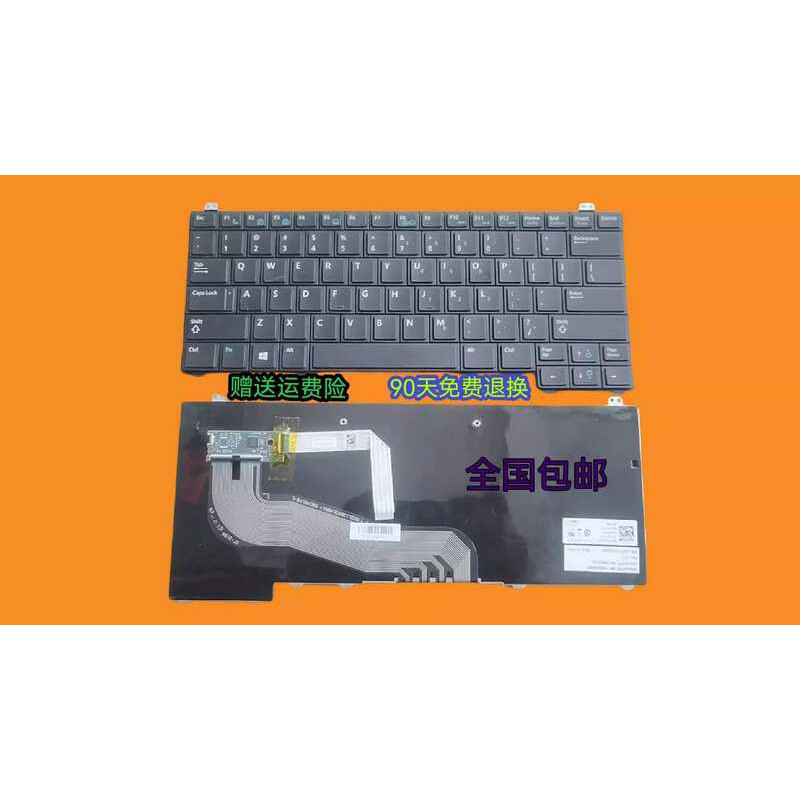 ต้นฉบับ Dell titu E5440 E5540 แป้นพิมพ์โน้ตบุ๊คเปลี่ยน Y4H14 ภาษาอังกฤษ US