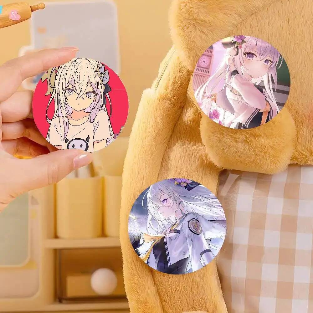 Badges Anime Blue Archive แบบลําโพงและรอบเลเซอร์ เข็มกลัดสำหรับเสื้อผ้าและกระเป๋า