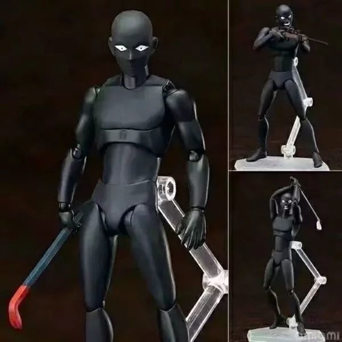 Detective Conan Figma True Criminal Black Shadow Articulated Action Figure 14 ปีทารกแรกเกิด