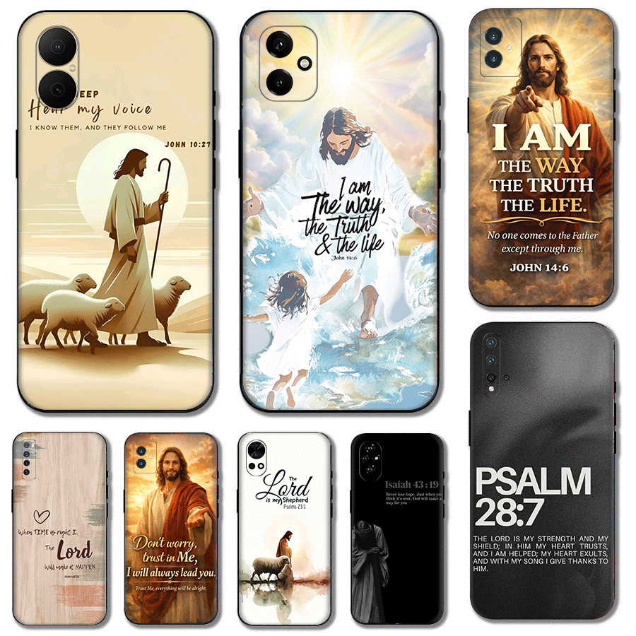 พระเยซู Scripture Amen v.6 สําหรับ Huawei Y9A Y6 Y5 Y6s Prime Pro Y7 Y9 ความเข้ากันได้ TPU เคสโทรศัพ