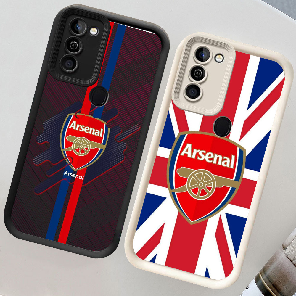 CH2 Arsenal Soft Casing สําหรับ Infinix Smart 10 6 Plus 5 Ram2 Ram3 เคสป้องกัน