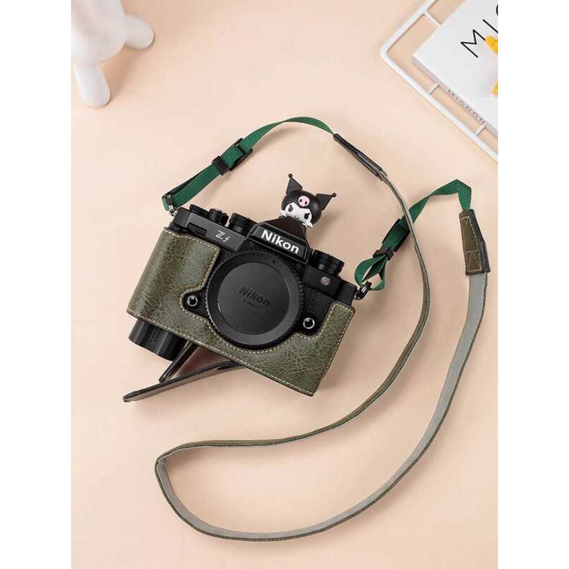 สมบัติคุณภาพเหมาะสําหรับกระเป๋ากล้อง Nikon Z30 Z50 ZFC ZF Z5 Z6 Z62 Z72 เคสหนังฐาน