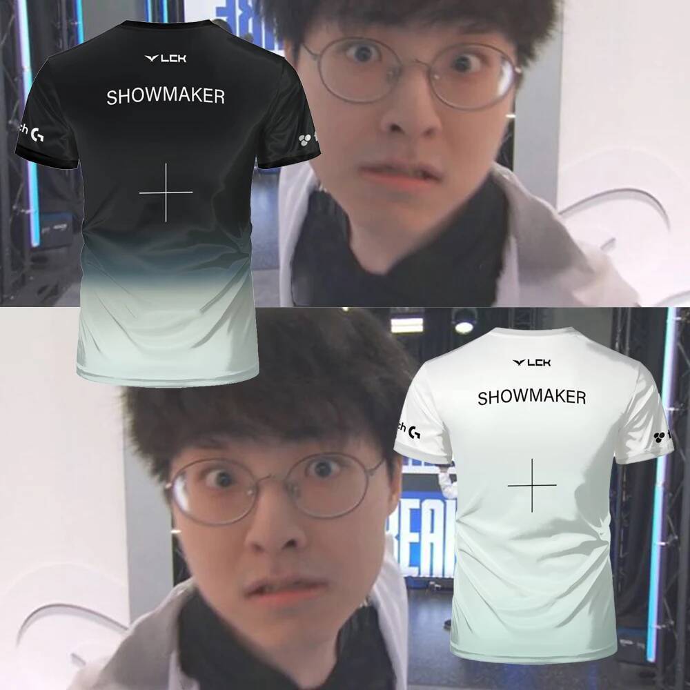 2024 ใหม่ DK E-Sports Club พัดลมสนับสนุนทีม Jersey League Of Legends Worlds คอสเพลย์ DK ชุดทีม LOL L