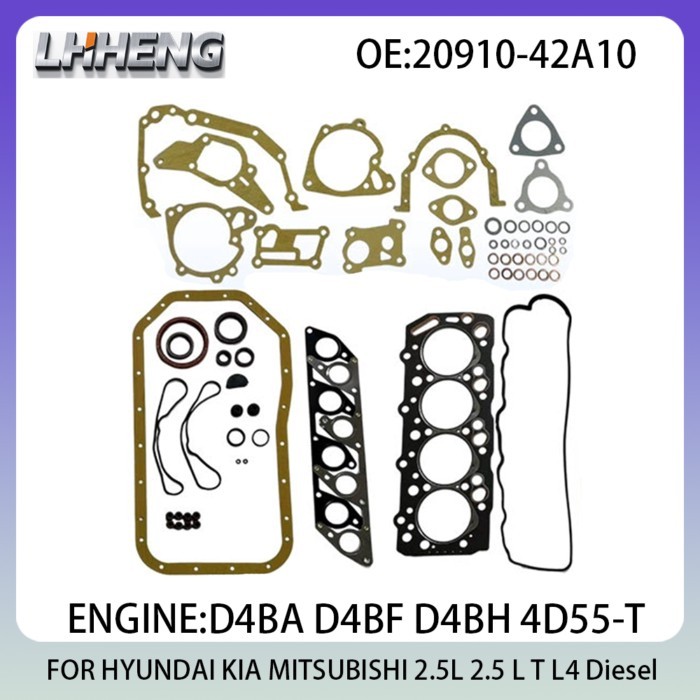 Engine Full Gasket Set FOR HYUNDAI H100 KIA MITSUBISH L300 L200 L400 2.5L 2.5 L T L4 Diesel 80-07 4