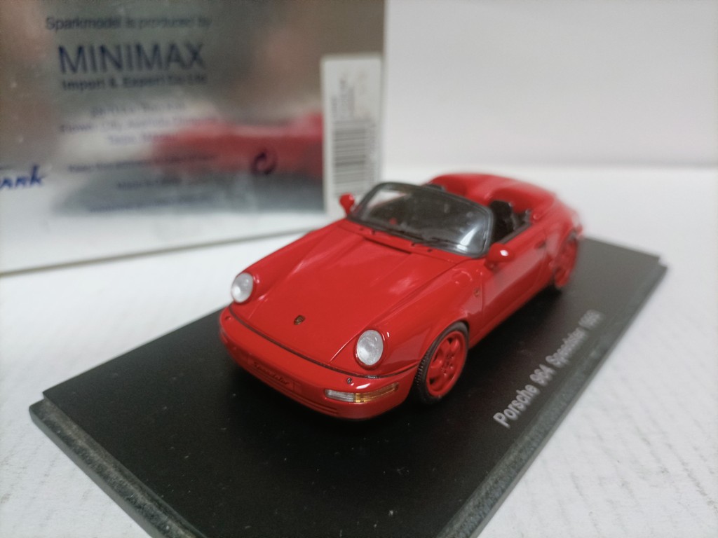 Spark 1 43 Porsche Convertible รุ่น Porsche 911 964 Speedster 1993