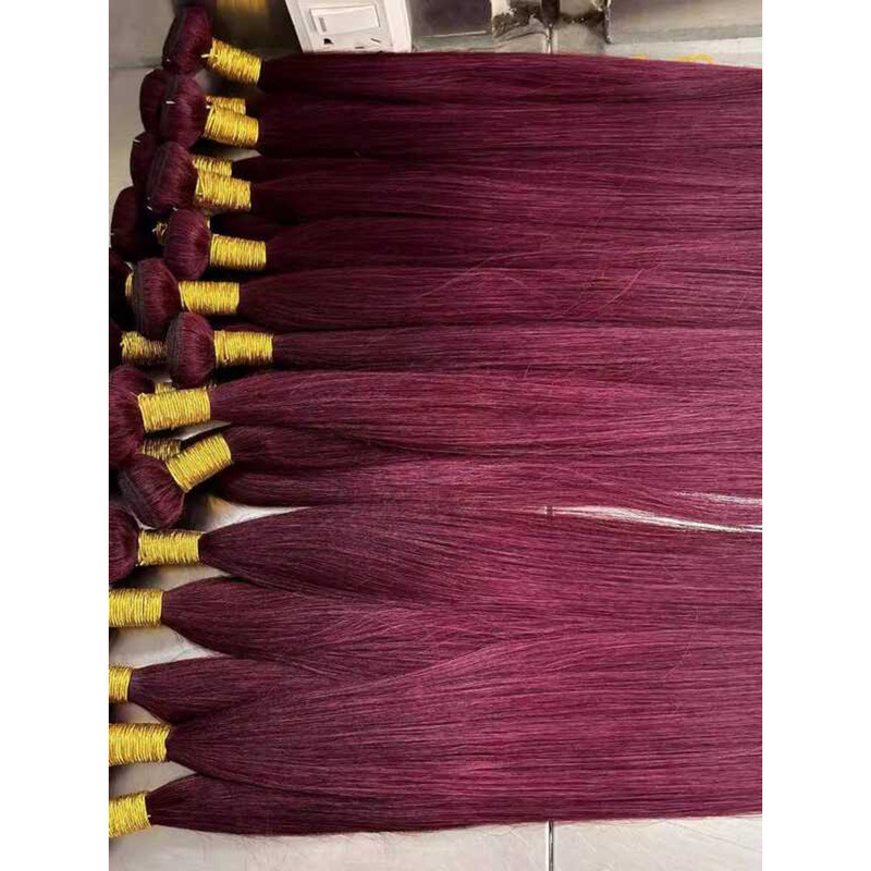 99J Straight Hair Curtain Hair HumanHairBundles It Real Hair Wig Set Care