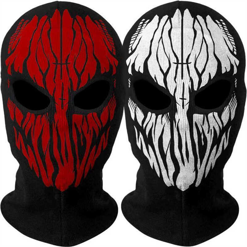 Funny Call of Mission GHOST Mens Headgear หน้ากากคอสเพลย์ฮาโลวีน v Vendetta Mask A02