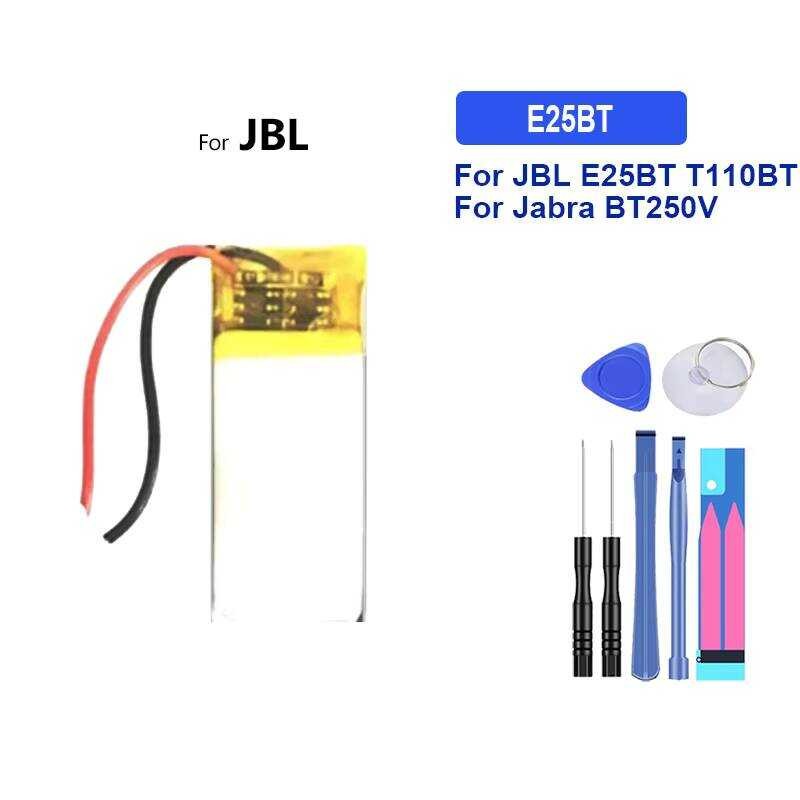 Battery E25BT 140mAh For JBL E25BT T110BT For Sony Ericsson For Jabra BT250V BT2020/4010 VH110