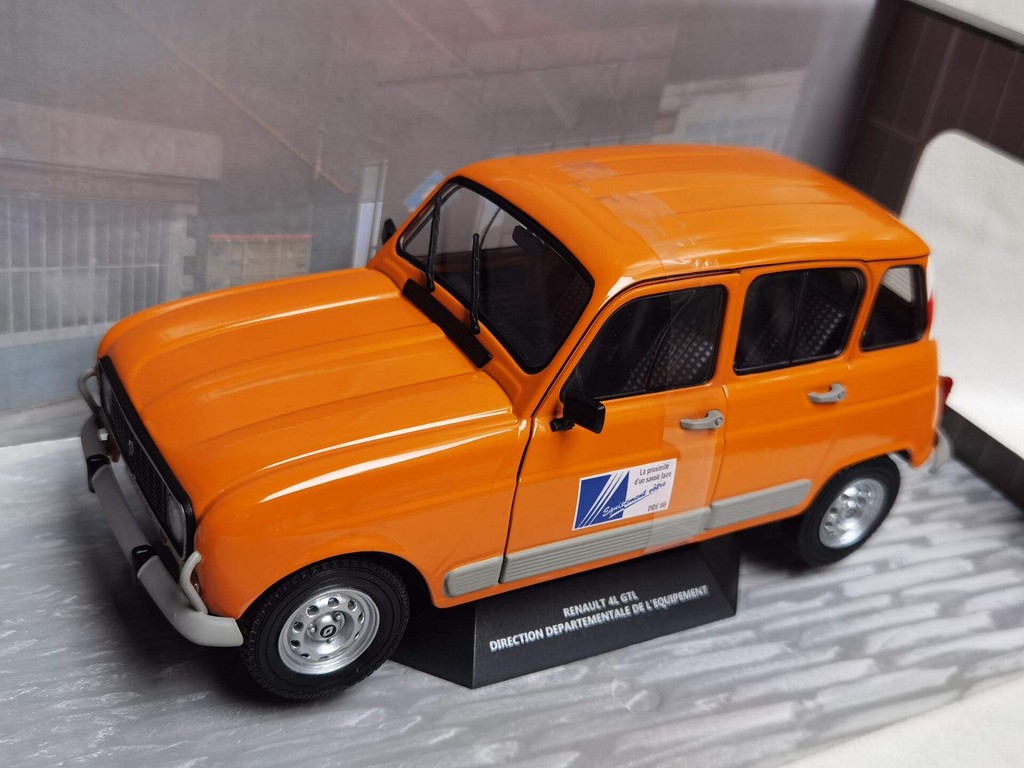 SOLIDO 1/18 RENAULT 4L GTL RENAULT Van Model Alloy Collection