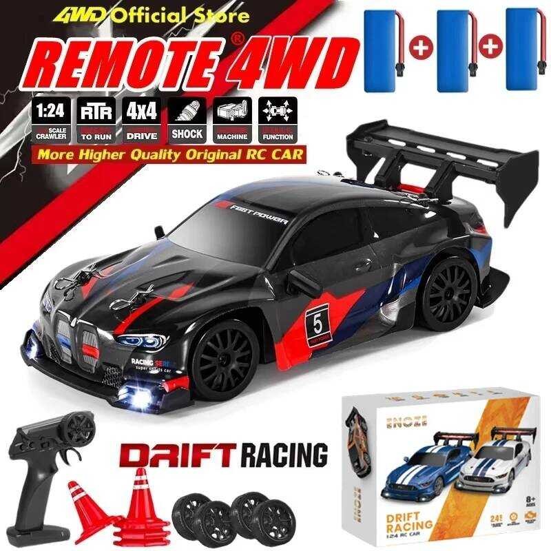 C 4Wd RC Car With LED Remote Control Cars High Speed Fast Drift Racing 2.4G Radio RTR Vehicle GTRPR