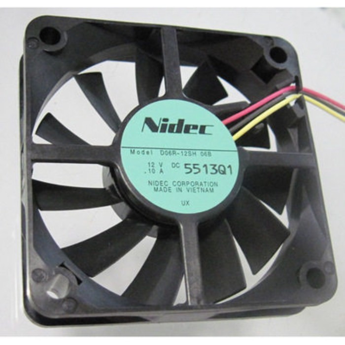 สินค้าคงคลังผลิตภัณฑ์ไฟฟ้าญี่ปุ่น NIDEC 6015 DC12V DC พัดลมระบายความร้อน D06R-12SH