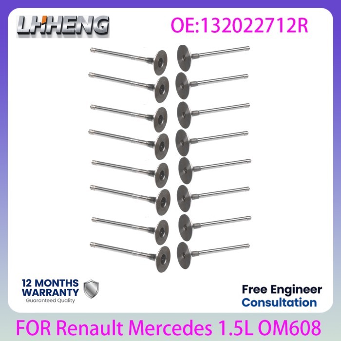OM608 K9K Engine Valve For Renault Clio Captur Kangoo Mercedes A-Class W177 CLA GLA 1.5L 1.5 L T L4
